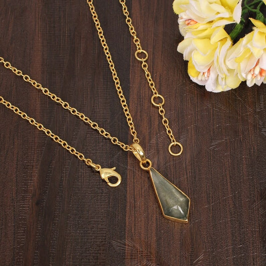 Natural Labradorite Bohemian Necklace