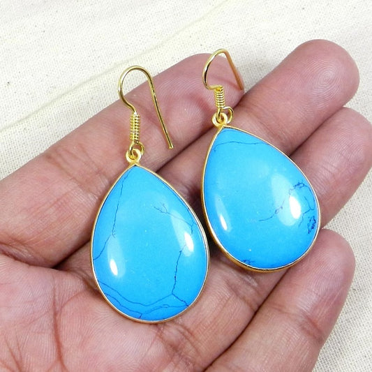 Turquoise Gemstone Earrings