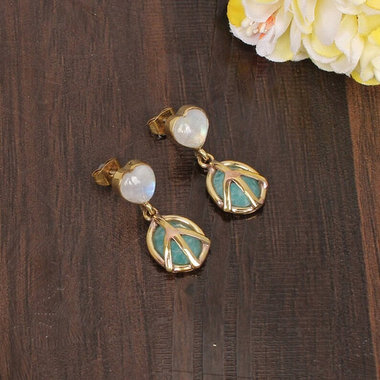 Exquisite Amazonite Boho Earrings