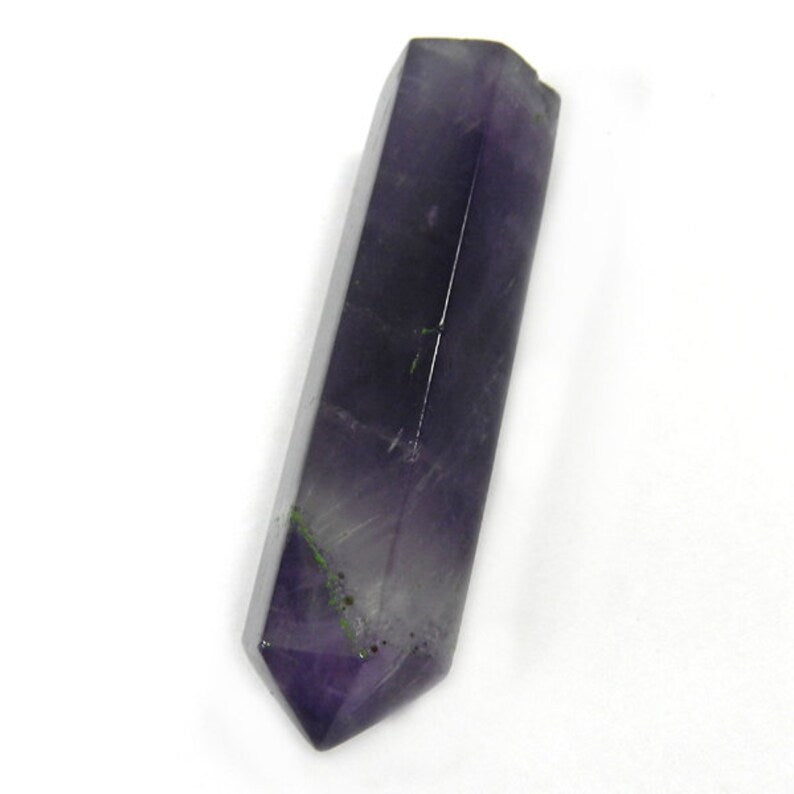 Natural Amethyst Single Pointed Pencil Shape Gemstone