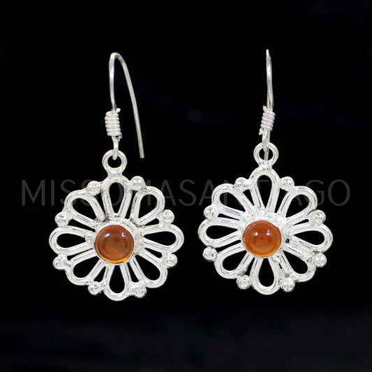 Carnelian Gemstone Earrings