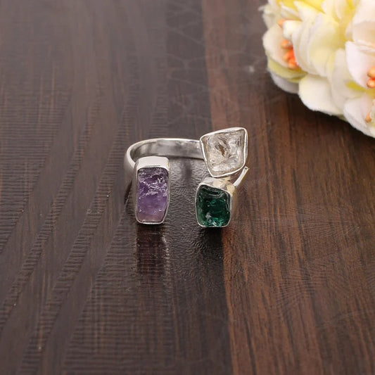 Multi Gemstone Ring