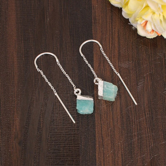 Amazonite Raindrop Earrings