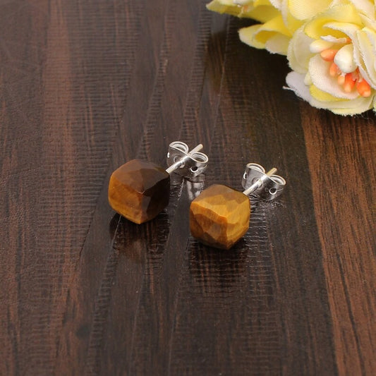 Tiger eye Gemstone Earrings