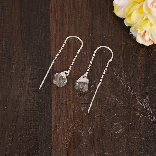 Raw Crystal Earrings