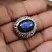 Labradorite Gemstone Sterling Silver Ring