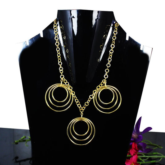 Ethnic Wear Gold Plated Designer Necklace